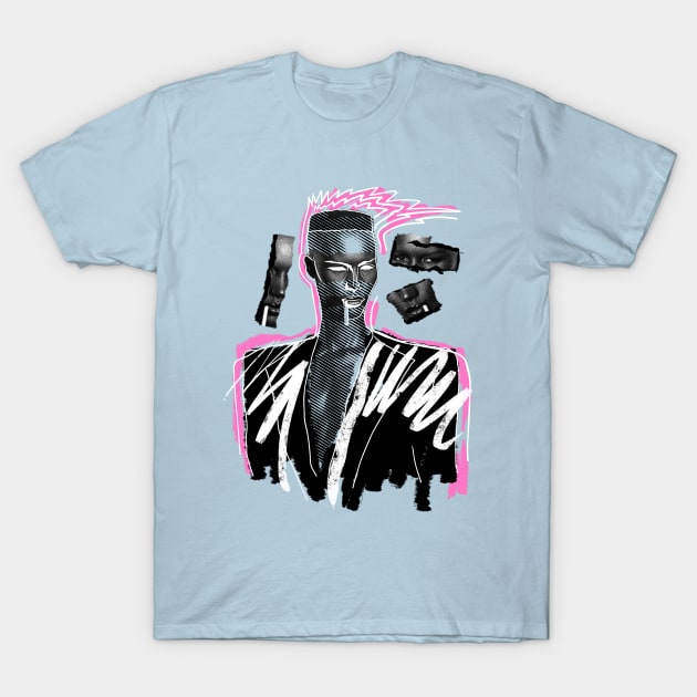 MISS GRACE JONES 80S STYLE T-Shirt by DISCO DISCO MX